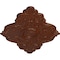 Ekena Millwork Piedmont Medallion (Canopies up to 6 1/2"), 67 1/8"W x 48 5/8"H x 1 7/8"P, Burnished Mahogany CM67PEBMC - alternate 3